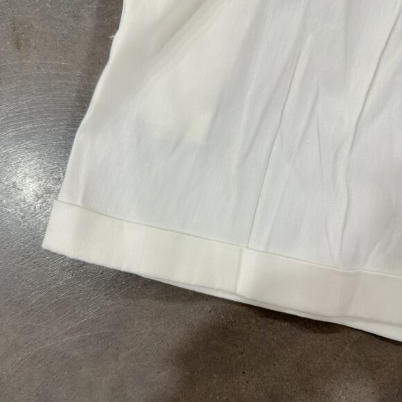 Gianni Bini Smocked Linen Blend Elastic Waist Pull On Shorts White Beach XL NWT - Picture 4 of 7